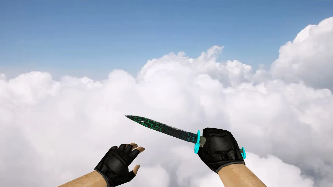 Модель «Bayonet Polymer» (v_, p_, w_) для CS 1.6: звук, анимация осмотра, качество текстур - скриншот 3