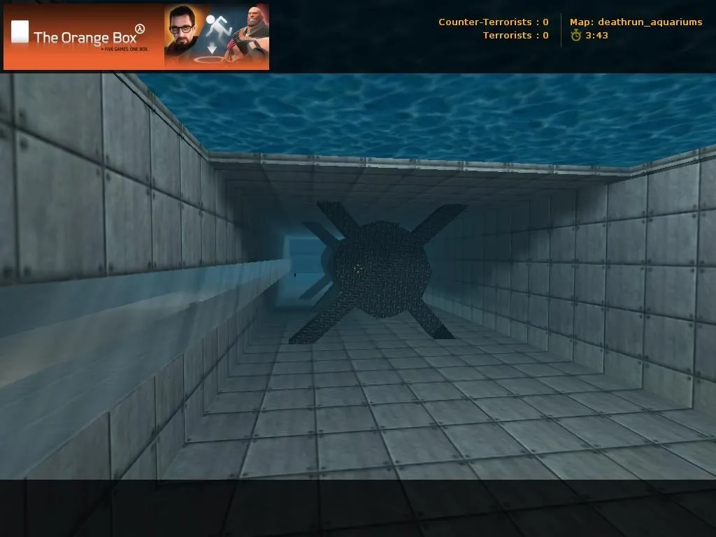 deathrun_aquariums - Deathrun-карта для CS 1.6: контрольные точки, маршруты, .nav и оптимизация - скриншот 1