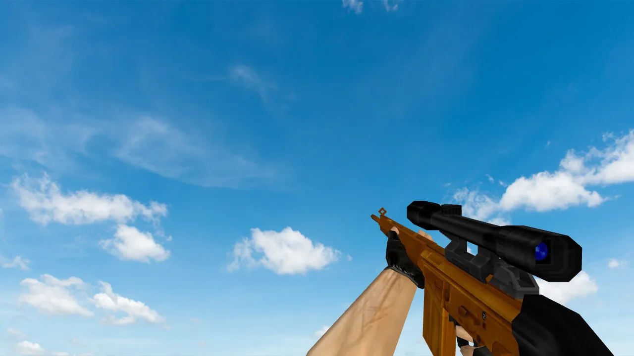 Пак моделей оружия «Gold Weapons Pack V3» для CS 1.6: v_ p_ w_ модели, звуки, анимация осмотра - скриншот 10