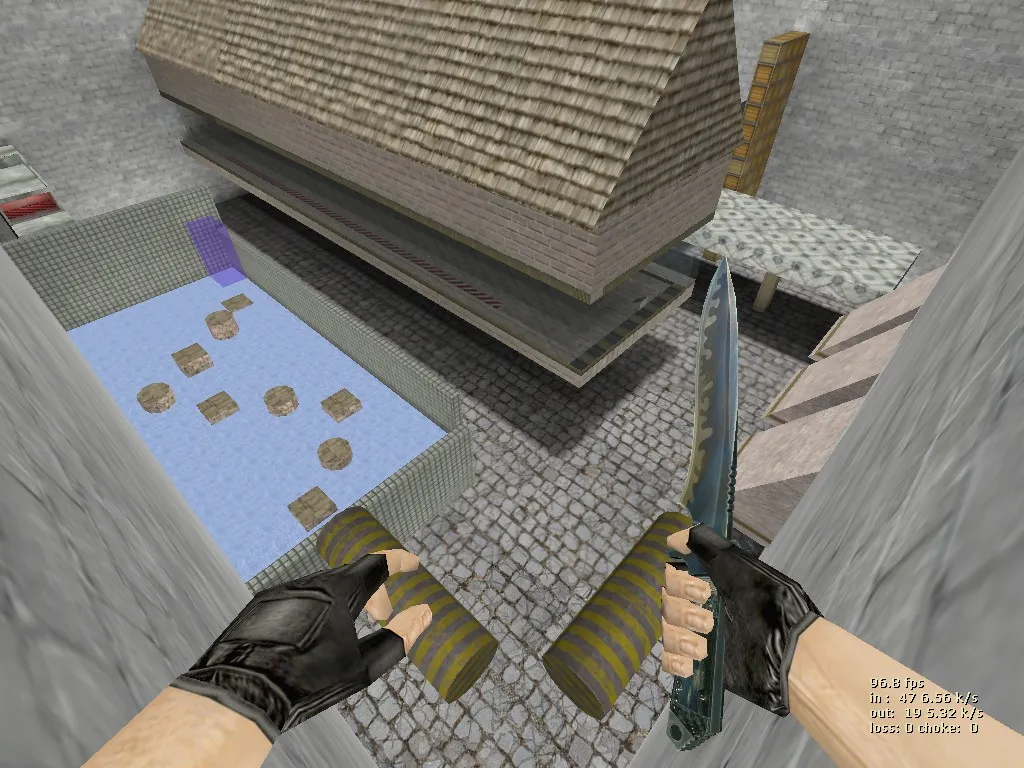 deathrun_dsah - карта Deathrun для CS 1.6: тактики, точки, боты и оптимизация - скриншот 2