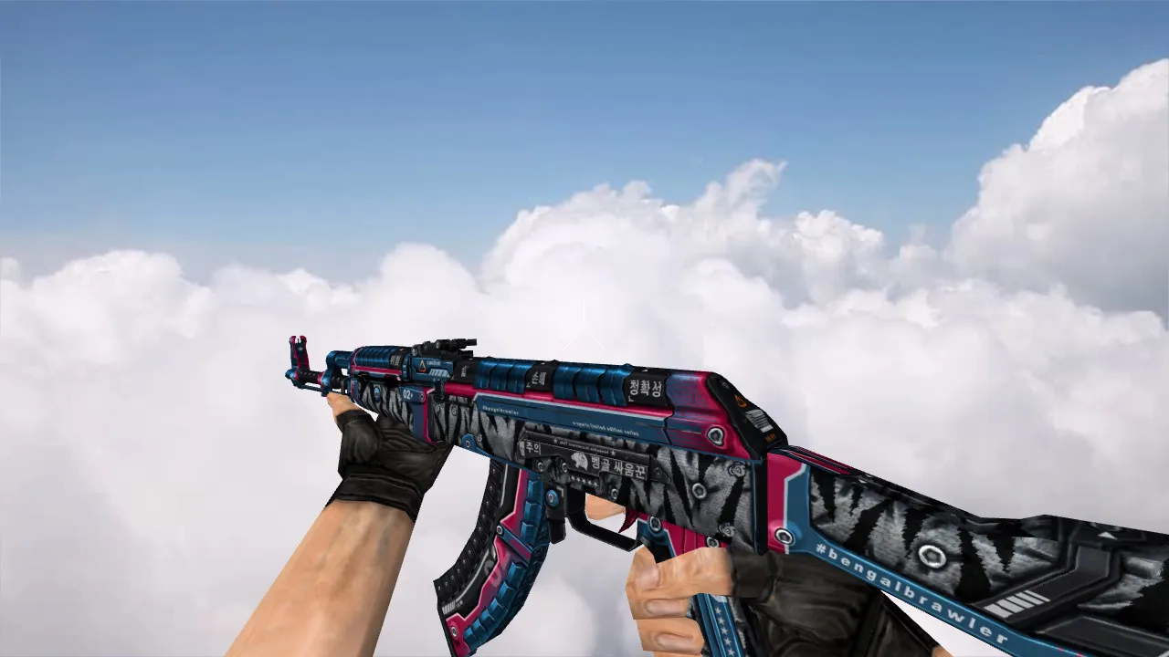 Модель «AK-47 Bengal Brawler» для CS 1.6 – Уникальный стиль - скриншот 2