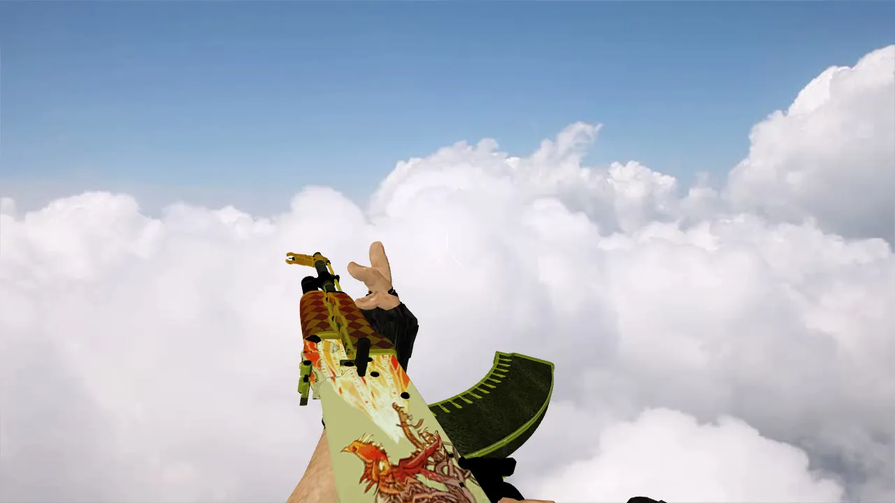 Модель AK-47 Dragon Lore для CS 1.6 - Качество и детали - скриншот 3