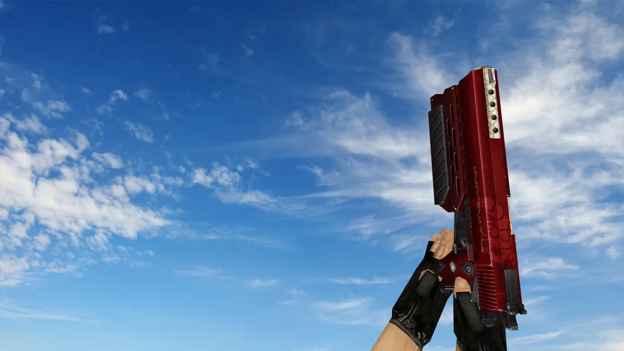 Модель «Red Infinity Single» для CS 1.6 - Уникальный Deagle - скриншот 1