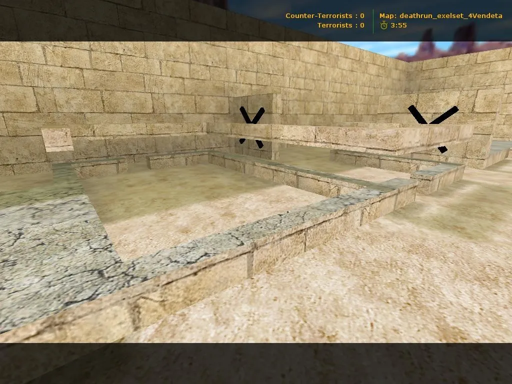 deathrun_exelset_4vendeta - deathrun-карта для CS 1.6: точки, раунды, баланс и оптимизация - скриншот 1