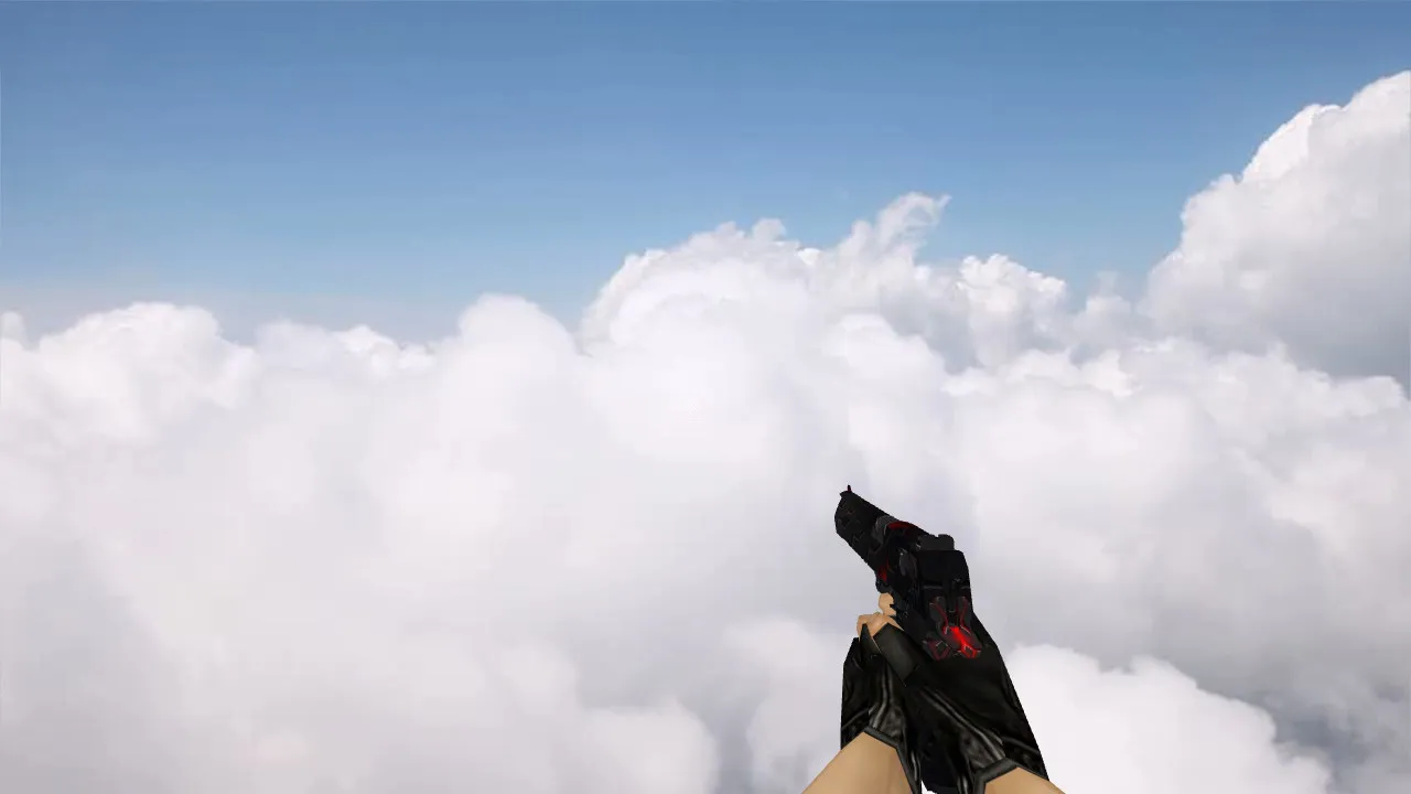 Модель «Deagle Red Black Carbon» для CS 1.6: стильное исполнение и высокое качество - скриншот 3