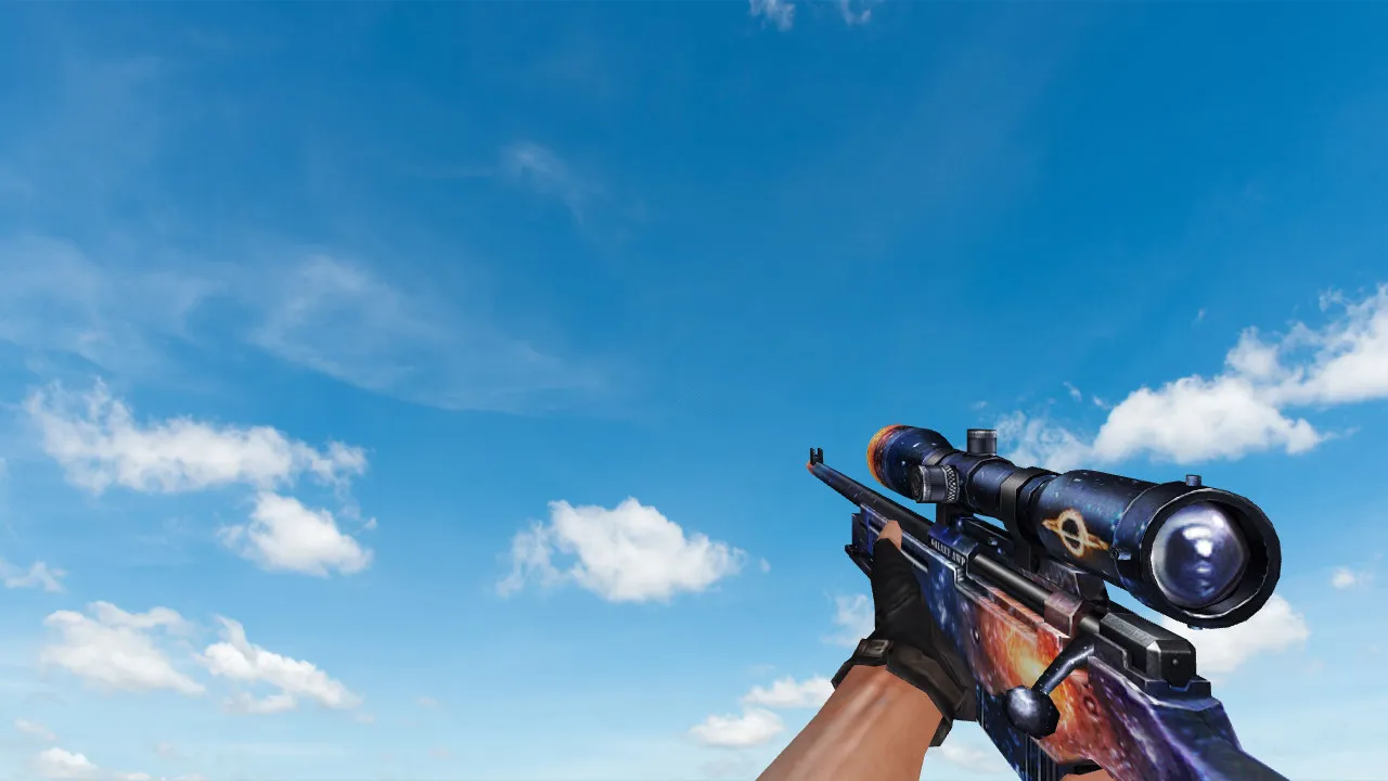 Набор моделей оружия «Galaxy Weapon Set» для CS 1.6: v_, p_, w_ модели, звуки, анимация осмотра и качество текстур - скриншот 2