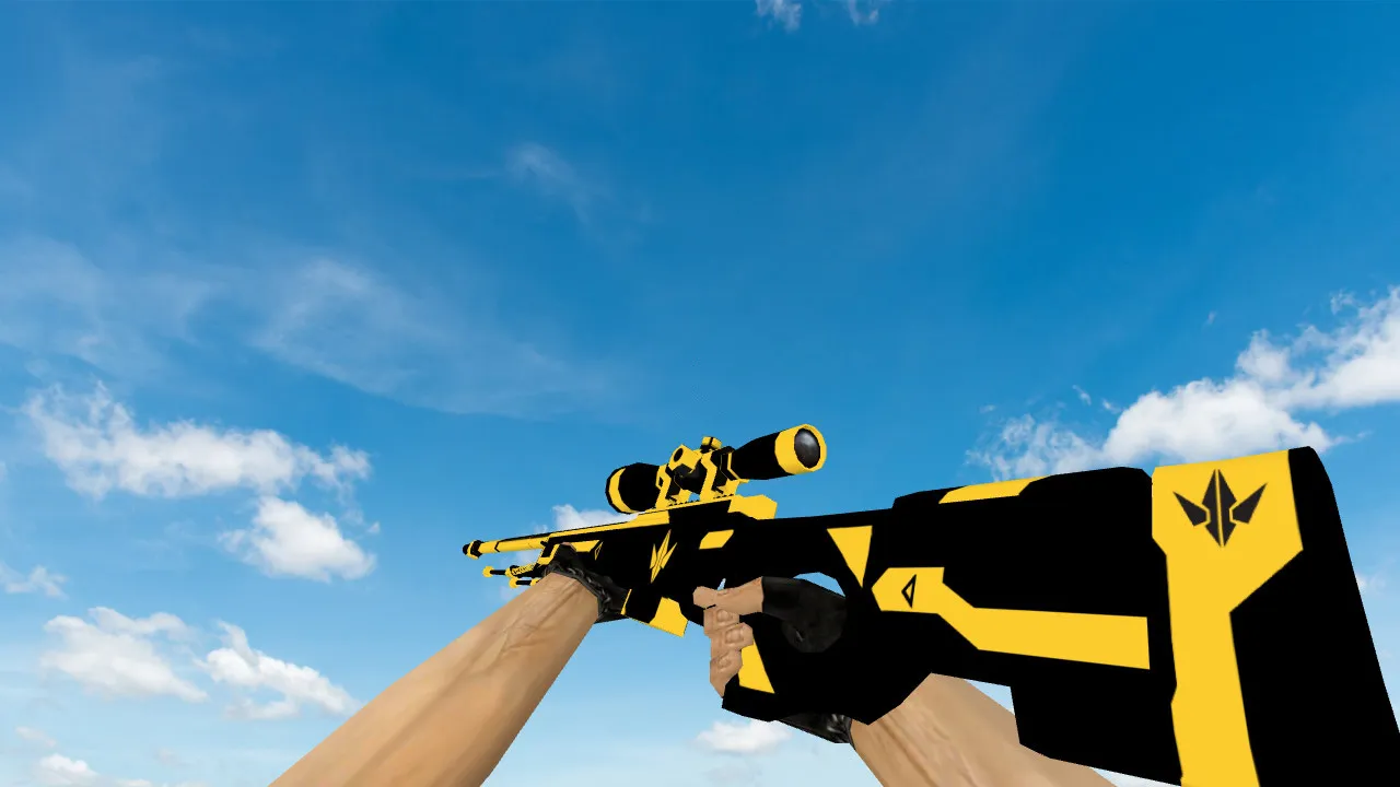 Модель «AWP Apparatus Lime» для CS 1.6: Качество и Достоверность - скриншот 1
