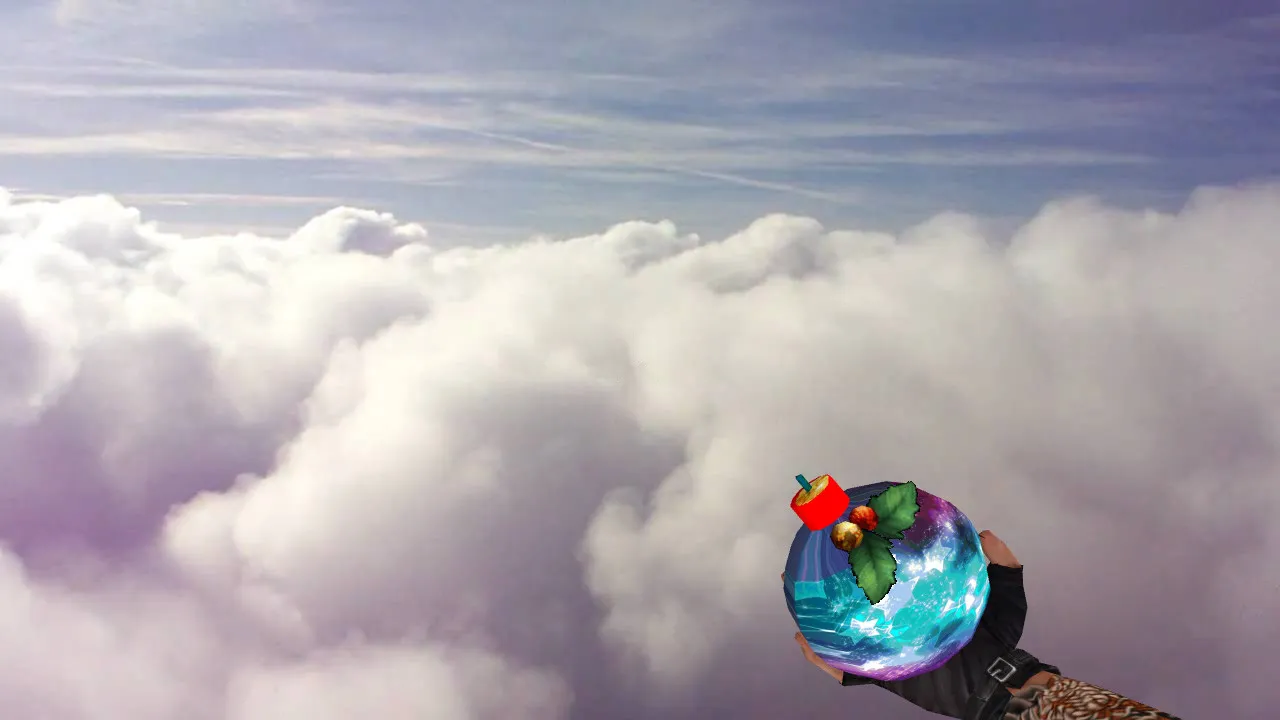 Модель «Xmas Ball Grenade» для CS 1.6: v_ p_ w_ модели, звуки, анимация осмотра, текстуры и настройка без вирусов - скриншот 1