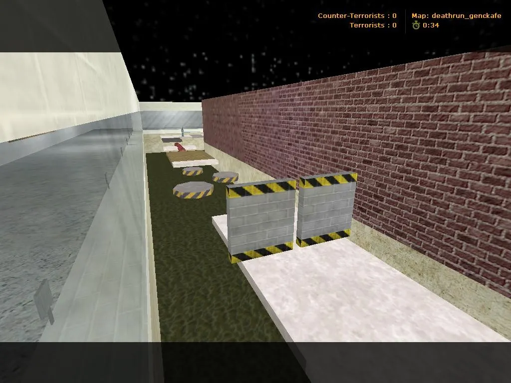 deathrun_genckafe для CS 1.6: deathrun карта, точки, респаун ловушек и настройка под локалку - скриншот 3
