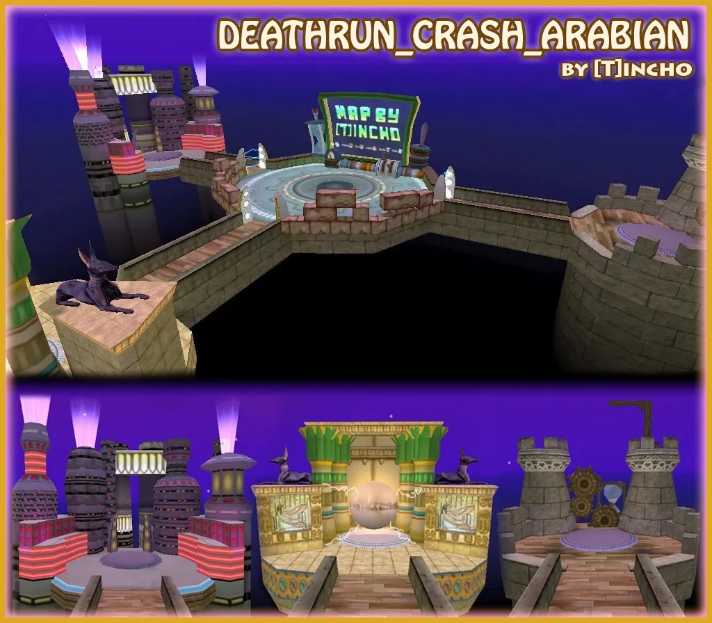 deathrun_crash_arabian - карта Deathrun для CS 1.6: точки, маршруты, боты и оптимизация - скриншот 1