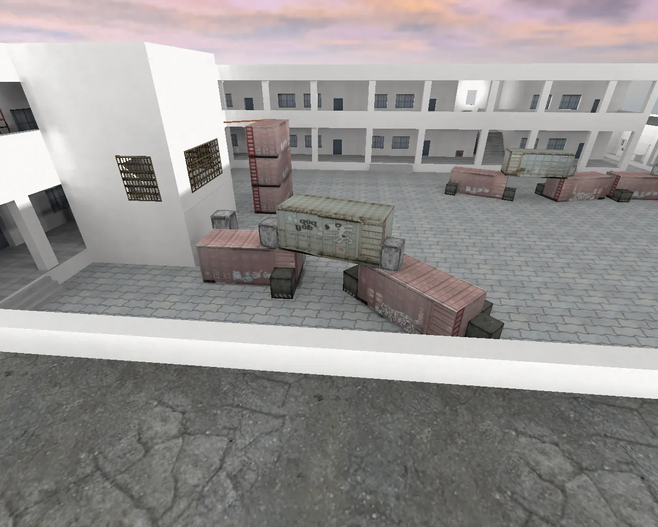 Карта cs_school для CS 1.6: точки, маршруты, навигация ботов и оптимизация - скриншот 2