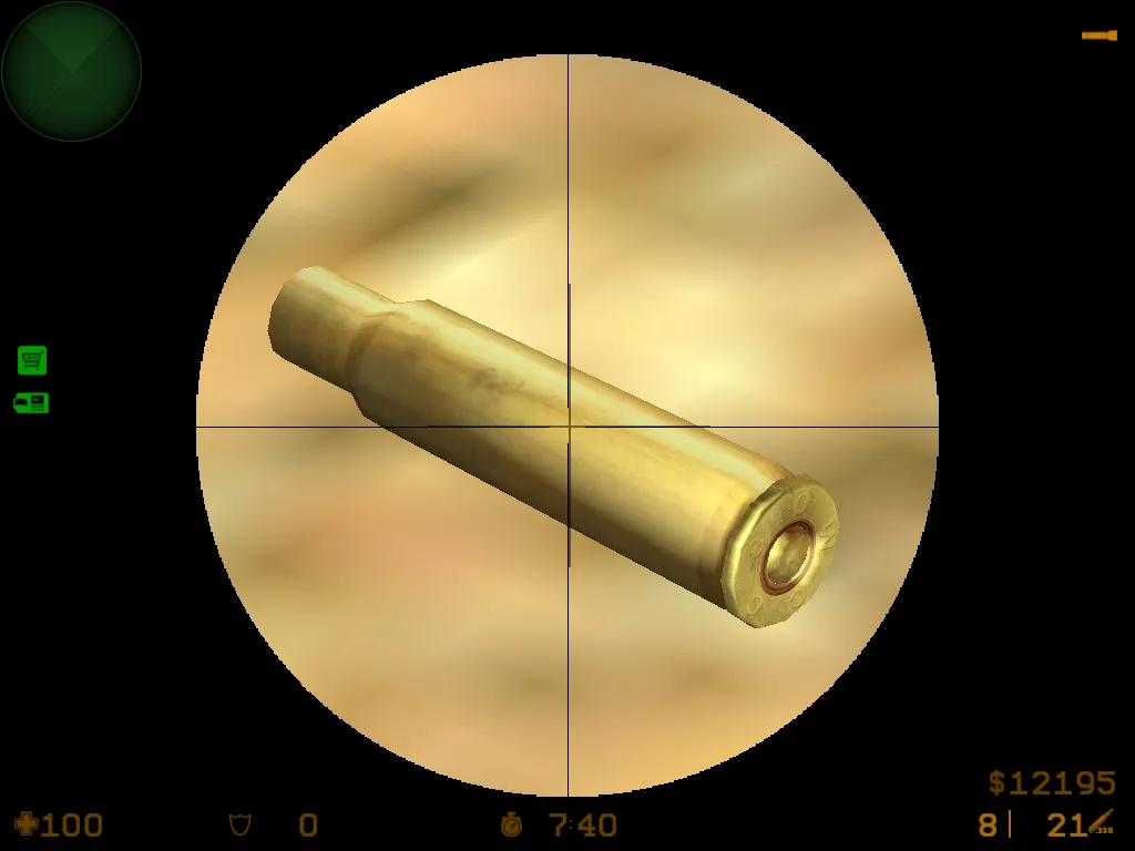 Модель «.50 Shell» для CS 1.6: v_/p_/w_ гильза, звуки, анимация осмотра и качество текстур - скриншот 5