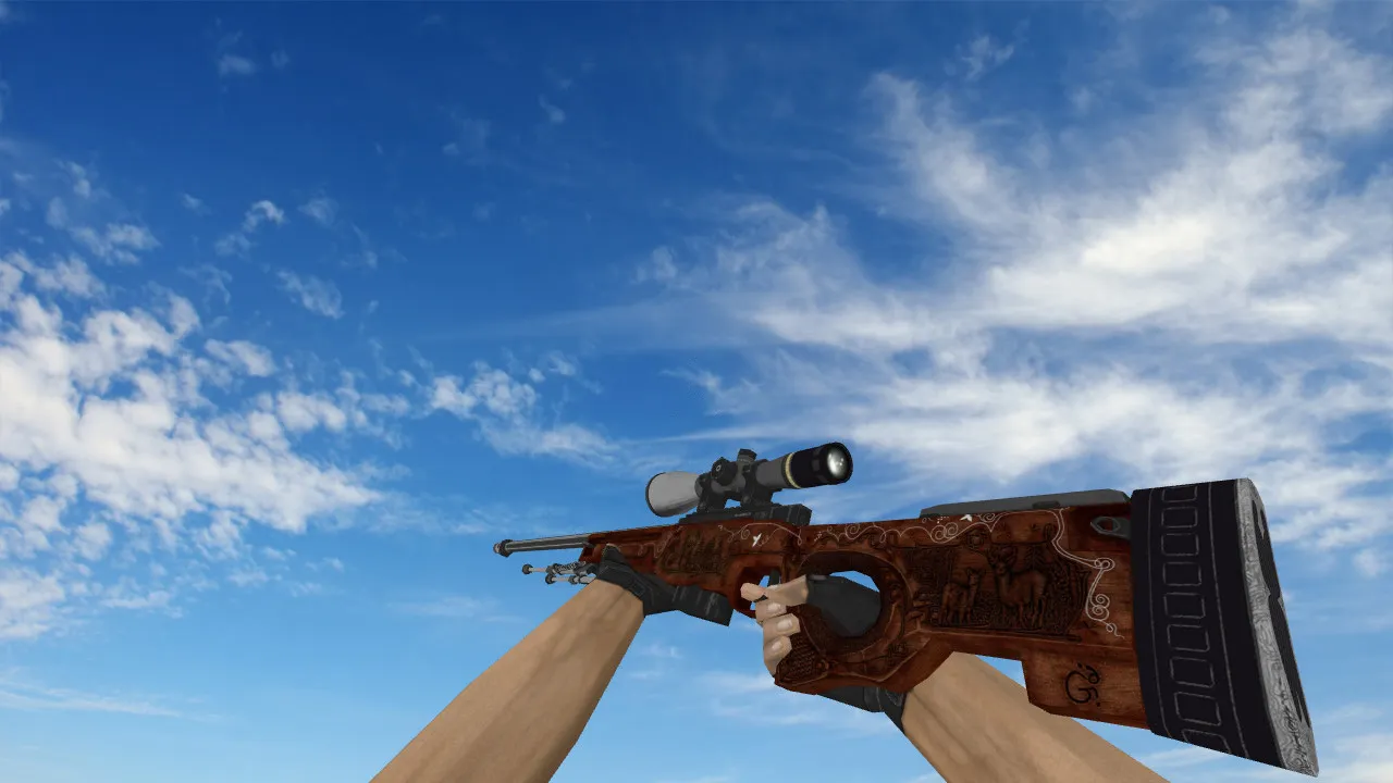 Модель «AWP Hunting» для CS 1.6: Замените стандартное оружие - скриншот 1