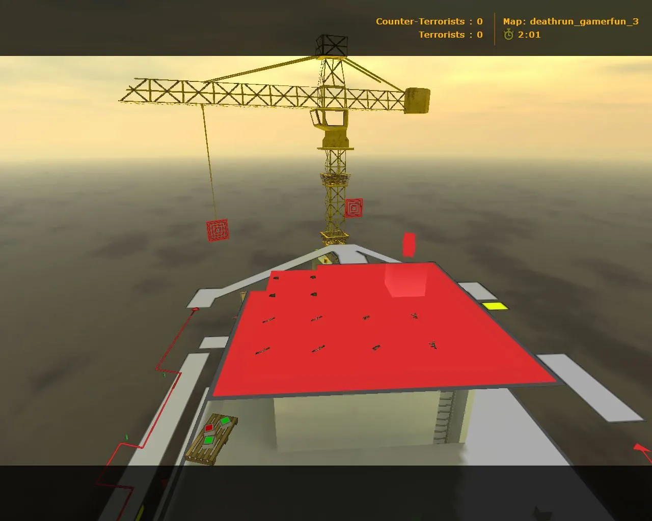 deathrun_gamerfun_3 для CS 1.6: тайминги ловушек, точки за CT/T, оптимизация и .nav для ботов - скриншот 1
