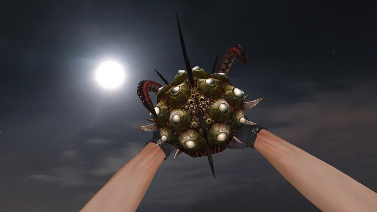 Модель «Horror Grenade» v_grenade p_grenade w_grenade для CS 1.6: звук, анимация осмотра, текстуры и настройка - скриншот 2