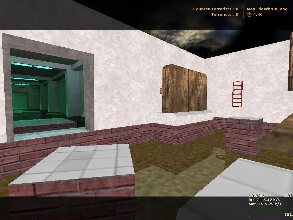 Карта deathrun_epg для CS 1.6: баланс команд, ключевые точки, .nav для ботов и оптимизация wpoly/epoly - скриншот 1