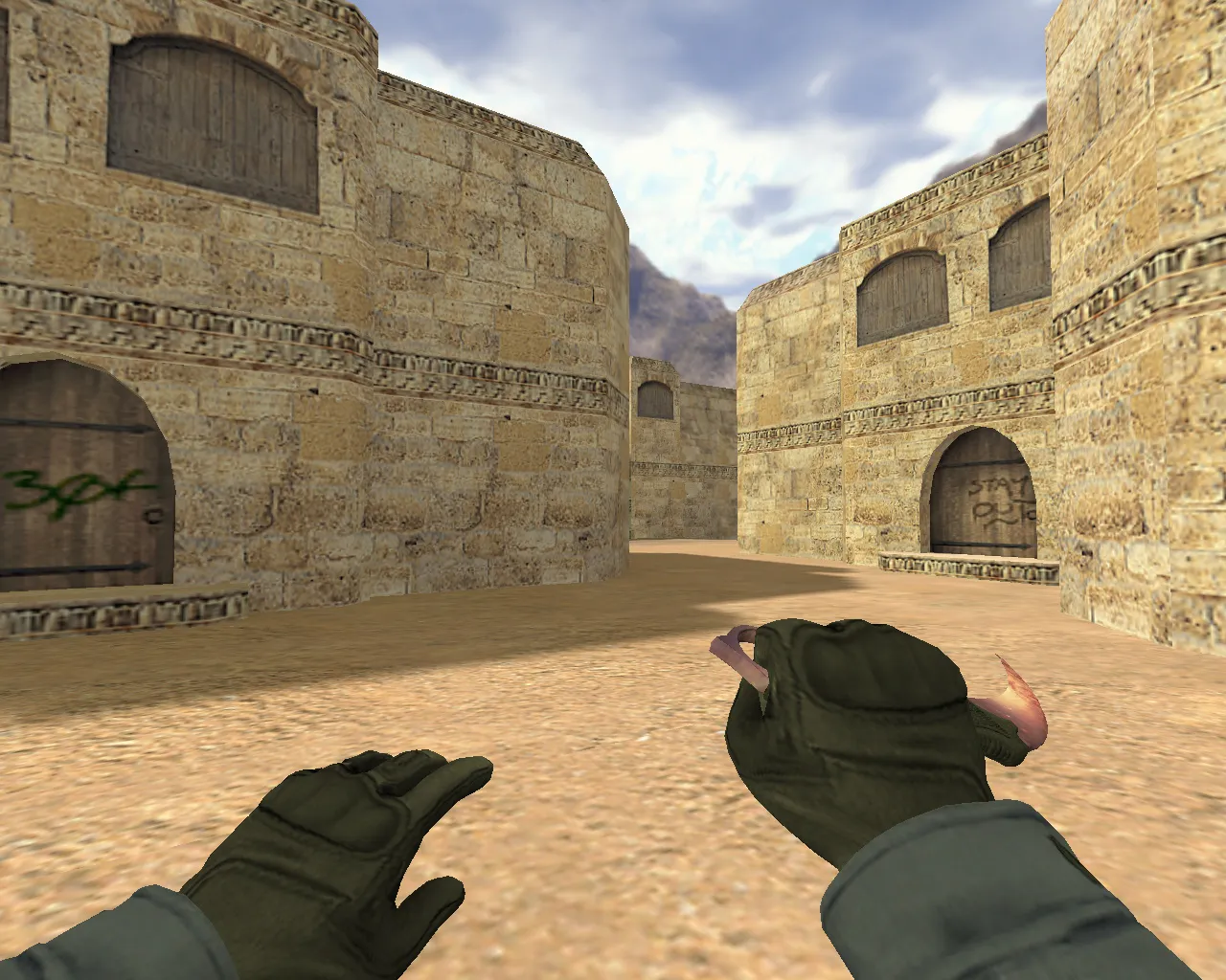 Модель v_knife «Керамбит Галактика» для CS 1.6: p_ и w_ версии, звуки, анимация осмотра, текстуры и качество - скриншот 2