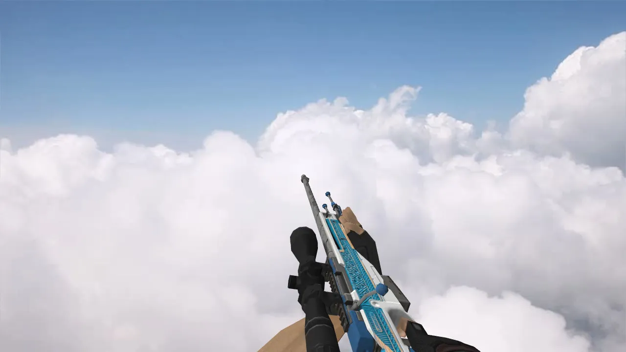 Модель AWP Sea Motive для CS 1.6 - Оружие с уникальным стилем — скриншот 2
