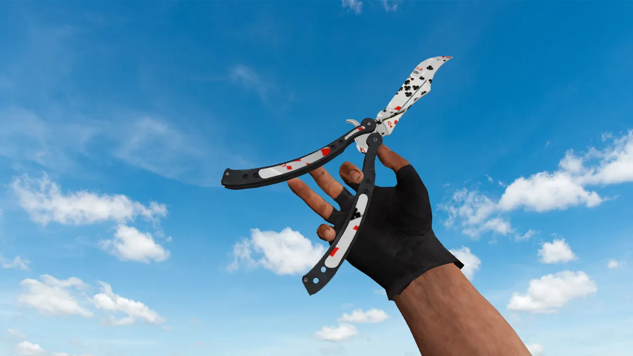 Модель «Butterfly Knife Acer» (v_, p_, w_) для CS 1.6: звук, анимация осмотра, текстуры и настройка - скриншот 1