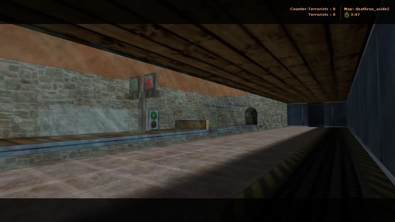 deathrun_aside2 для CS 1.6: deathrun-карта, точки, раунды и настройки для стабильной игры - скриншот 2