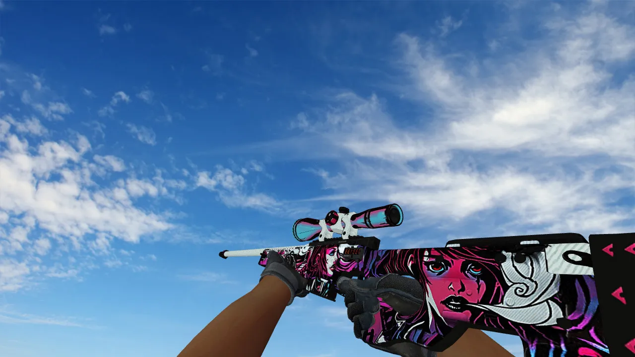 Модель AWP Неонуар для CS 1.6: Качество и Уникальность - скриншот 1