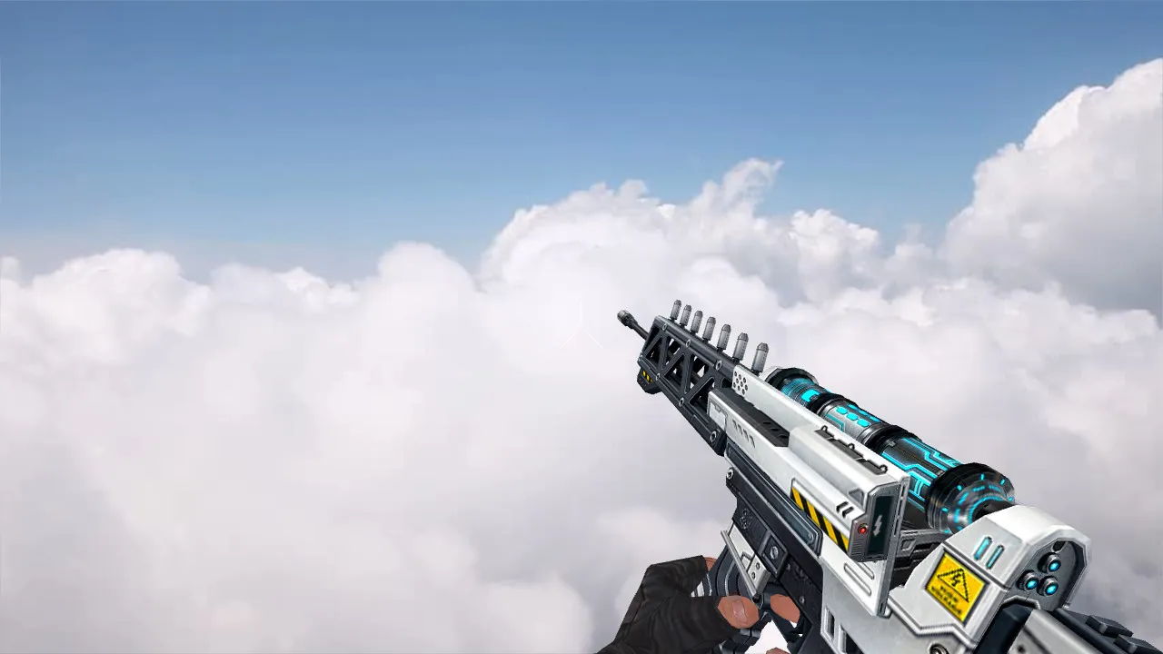 Модель «Stun Rifle» v_ak47_p, p_ak47_p, w_ak47_p для CS 1.6: звуки, анимация осмотра, текстуры и настройка - скриншот 3