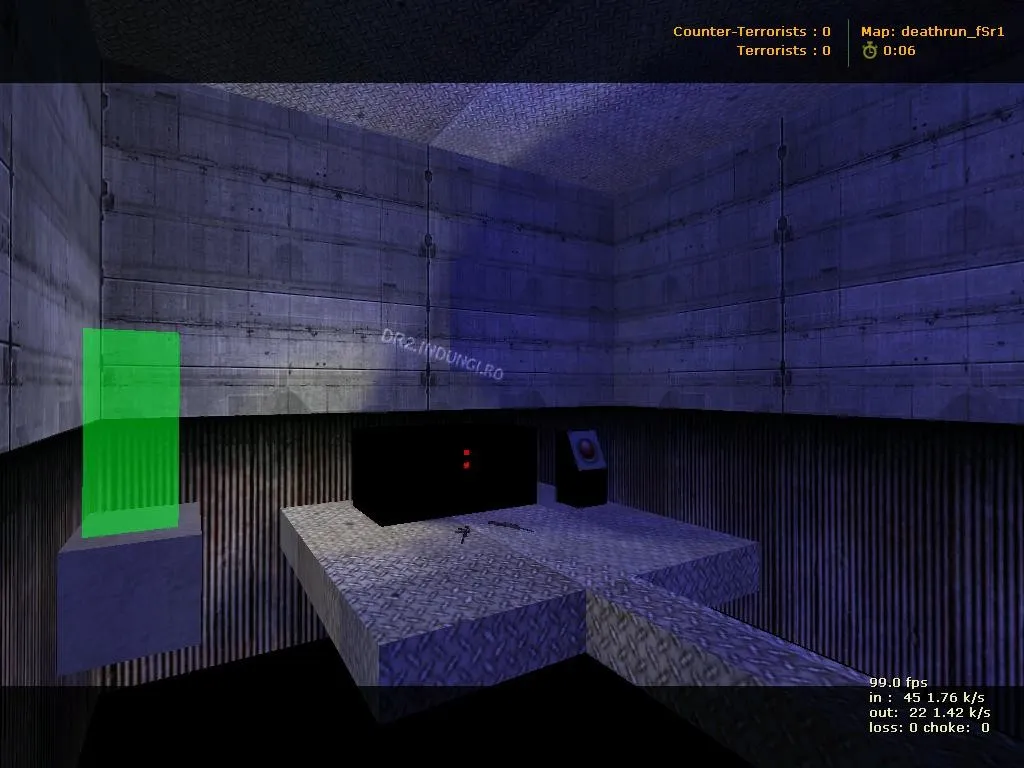 deathrun_fsr для CS 1.6: Deathrun-карта, раунды, точки, .nav, оптимизация для плавной игры - скриншот 1