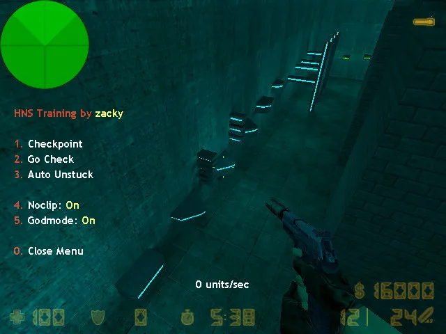 deathrun_blue_x - карта deathrun для CS 1.6: точки, раунды, .nav и оптимизация - скриншот 9