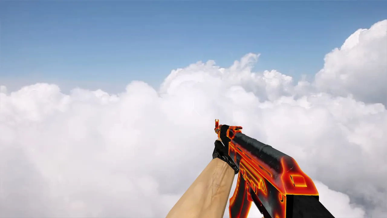 Модель «AK-47 Heat» для CS 1.6 - Уникальный дизайн и качество — скриншот 4
