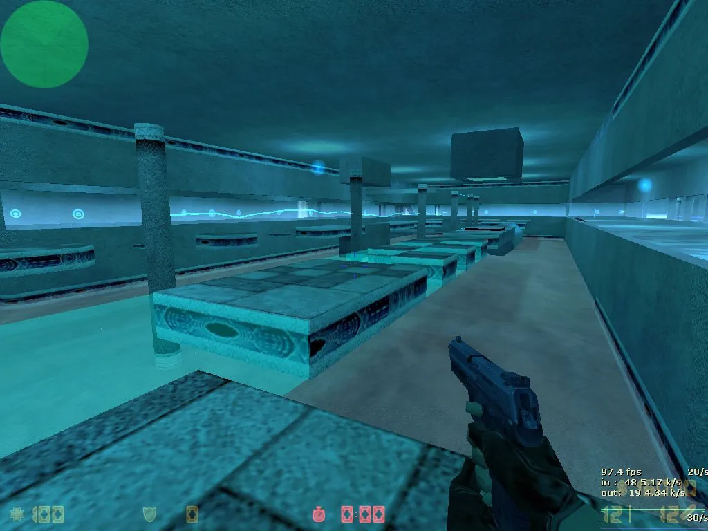 deathrun_duality_easy для CS 1.6: Deathrun-карта, точки, маршруты за T и CT, .nav и оптимизация - скриншот 1