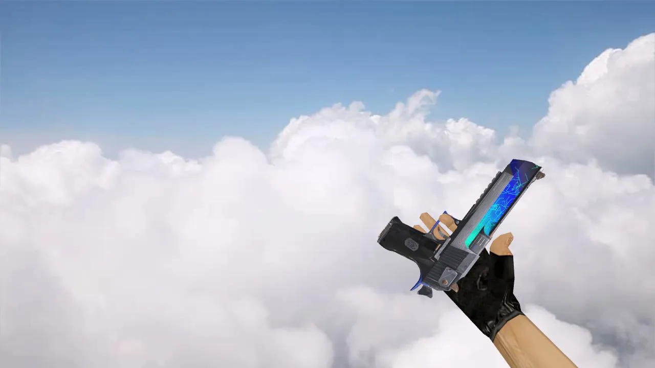 Модель «Deagle Overcharged Blue» для CS 1.6 - Загрузи прямо сейчас - скриншот 1