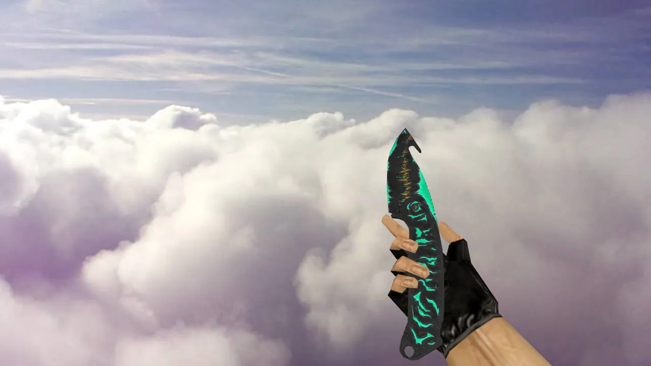 Модель «Gut Knife Abnormal» (v_ и p_) для CS 1.6: звук, анимация осмотра, текстуры и настройка - скриншот 1