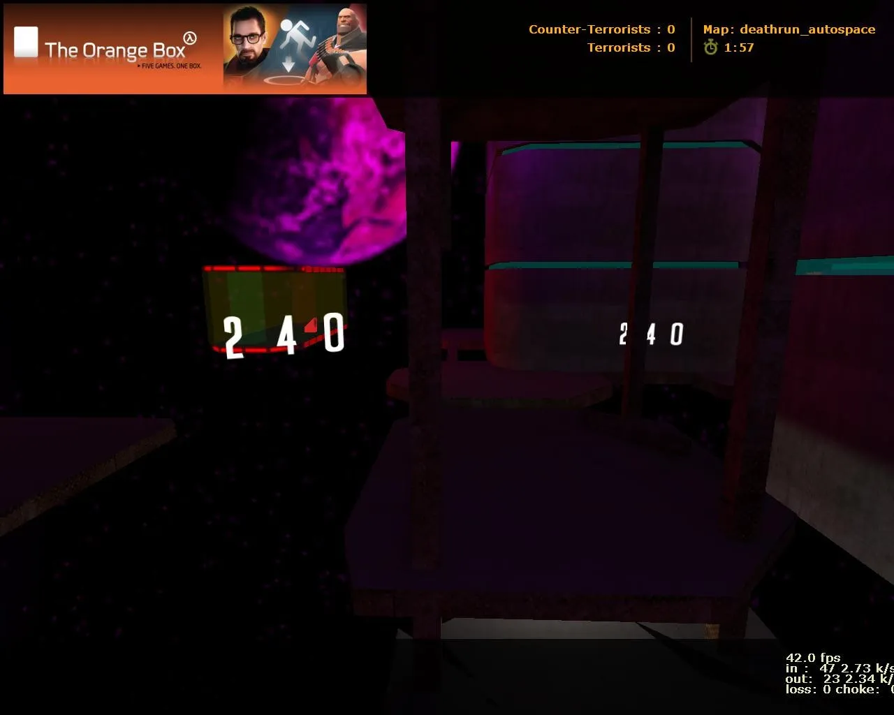 deathrun_autospace_beta1 для CS 1.6: карта deathrun, точки, боты (.nav), оптимизация wpoly/epoly - скриншот 2