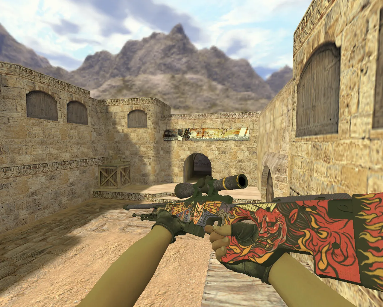 Модель «AWP Oni Taiji» для CS 1.6 - Высокое качество и точность - скриншот 1