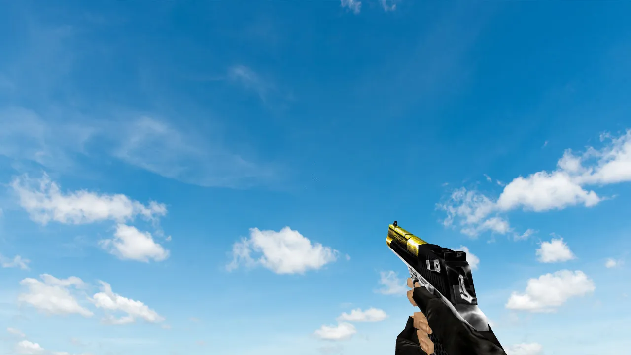 Модель Deagle Shiny Black Gold для CS 1.6 - Подробное Описание - скриншот 1
