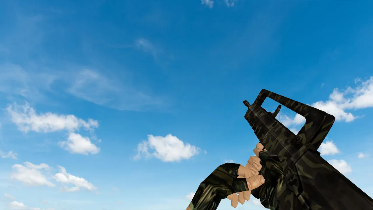 Модель Famas Camouflage для CS 1.6 - Уникальный скин для вашего арсенала - скриншот 2