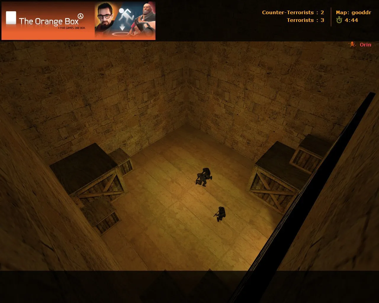 deathrun_dustdivi2_final для CS 1.6: баланс сторон, точки, .nav и оптимизация карты - скриншот 2