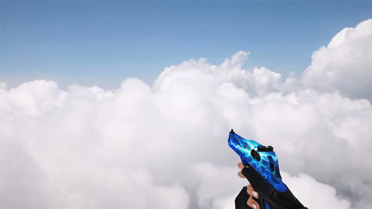 Модель «CSO Desert Eagle Blue Lightning» для CS 1.6 - Скачать - скриншот 1