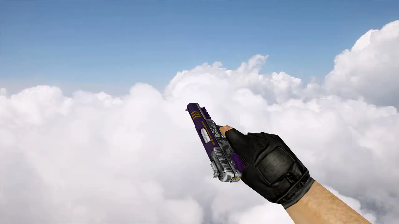 Модель Five Seven Sarge Purple для CS 1.6 - Уникальный стиль - скриншот 2