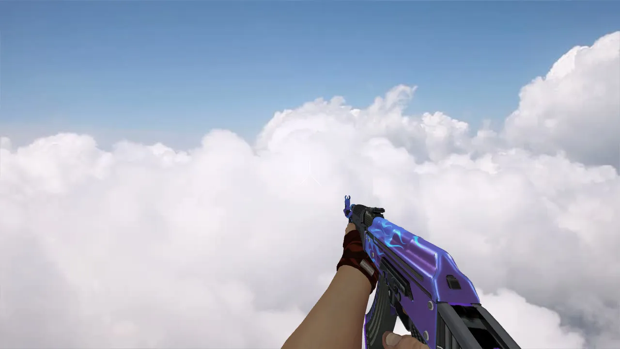 Модель «AK-47 Road Hog Purple» (v_, p_, w_) для CS 1.6: звуки, осмотр, текстуры и настройка — скриншот 4