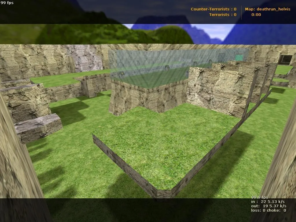deathrun_helvis для CS 1.6: Deathrun-карты, стратегии за CT/T и конфиг для стабильного FPS - скриншот 4