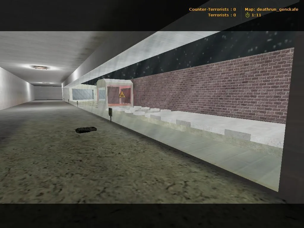 deathrun_genckafe для CS 1.6: deathrun карта, точки, респаун ловушек и настройка под локалку - скриншот 1