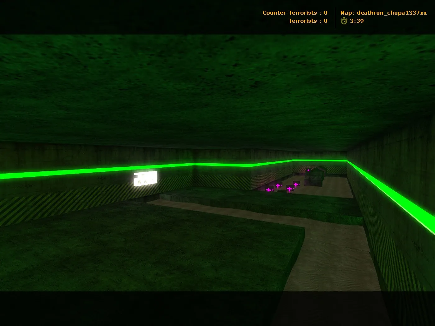 deathrun_chupa1337xx для CS 1.6: Deathrun-локация, точки, ловушки, .nav и производительность - скриншот 1