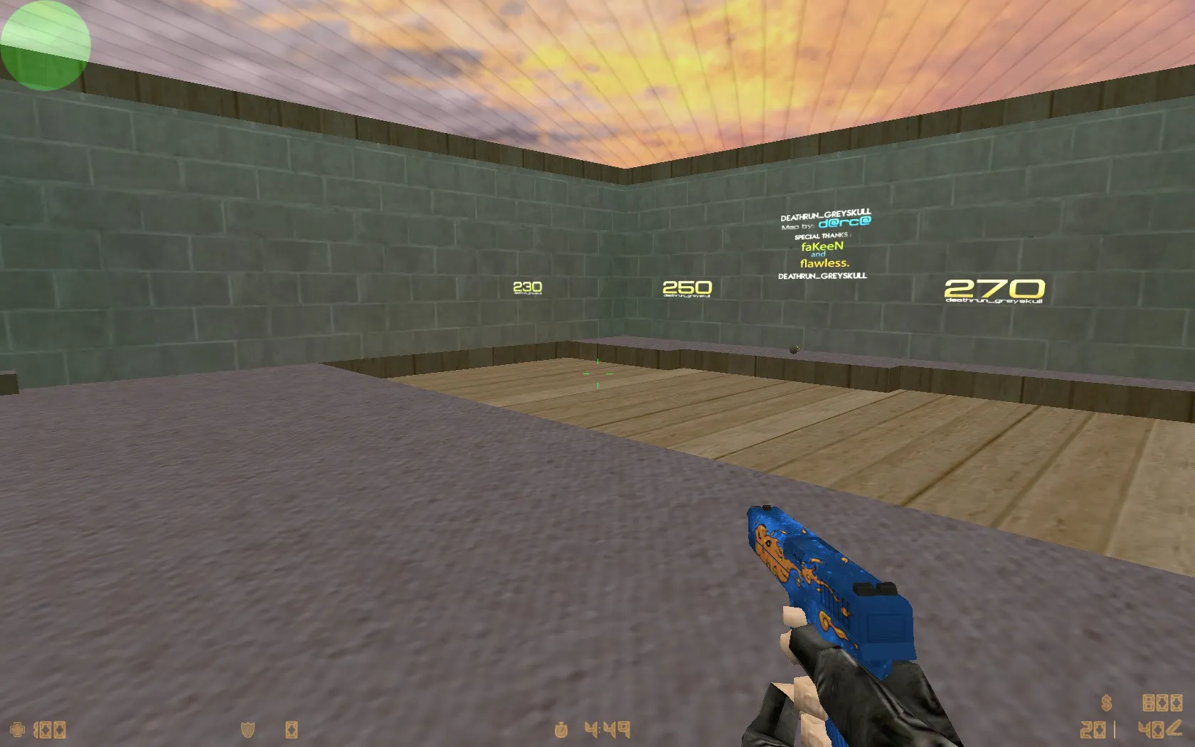Карта deathrun_greyskull для CS 1.6: ловушки-триггеры, скоростные раунды, баланс команд - скриншот 6