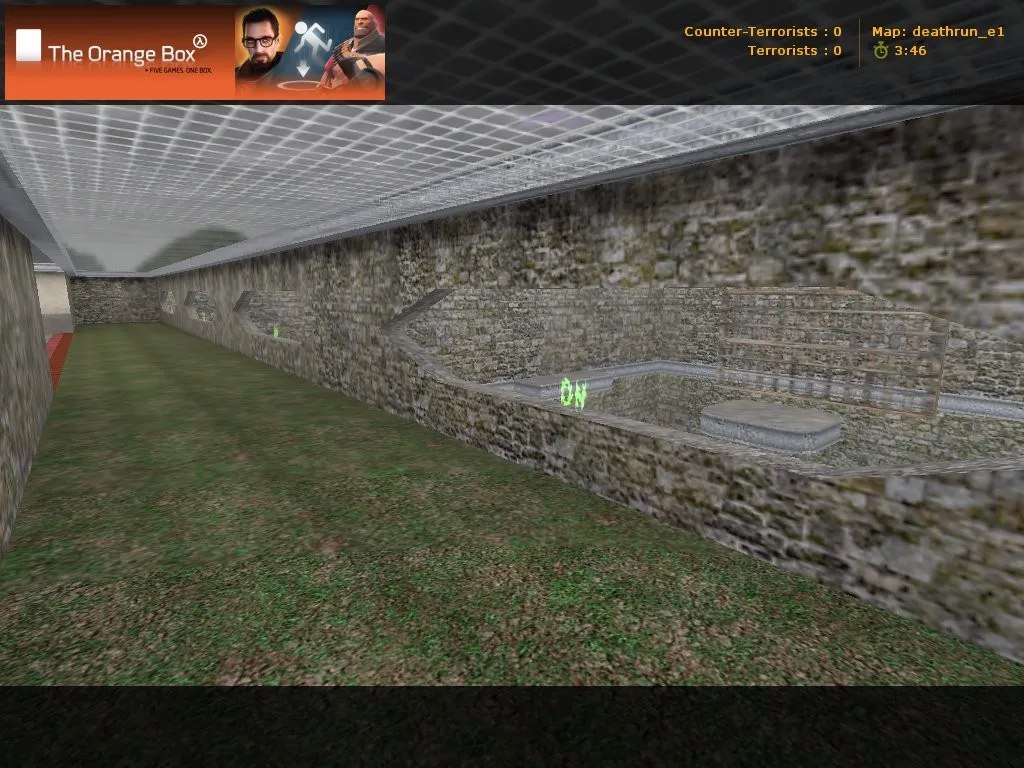 deathrun_e1 для CS 1.6: deathrun-карта, точки, маршруты, .nav и оптимизация FPS - скриншот 4