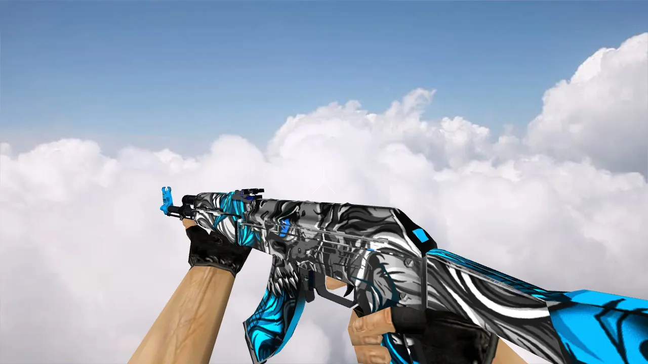 Модель AK-47 Tokolosi Neptune v_ для CS 1.6: p_ w_ звуки, анимация осмотра, текстуры — скриншот 2