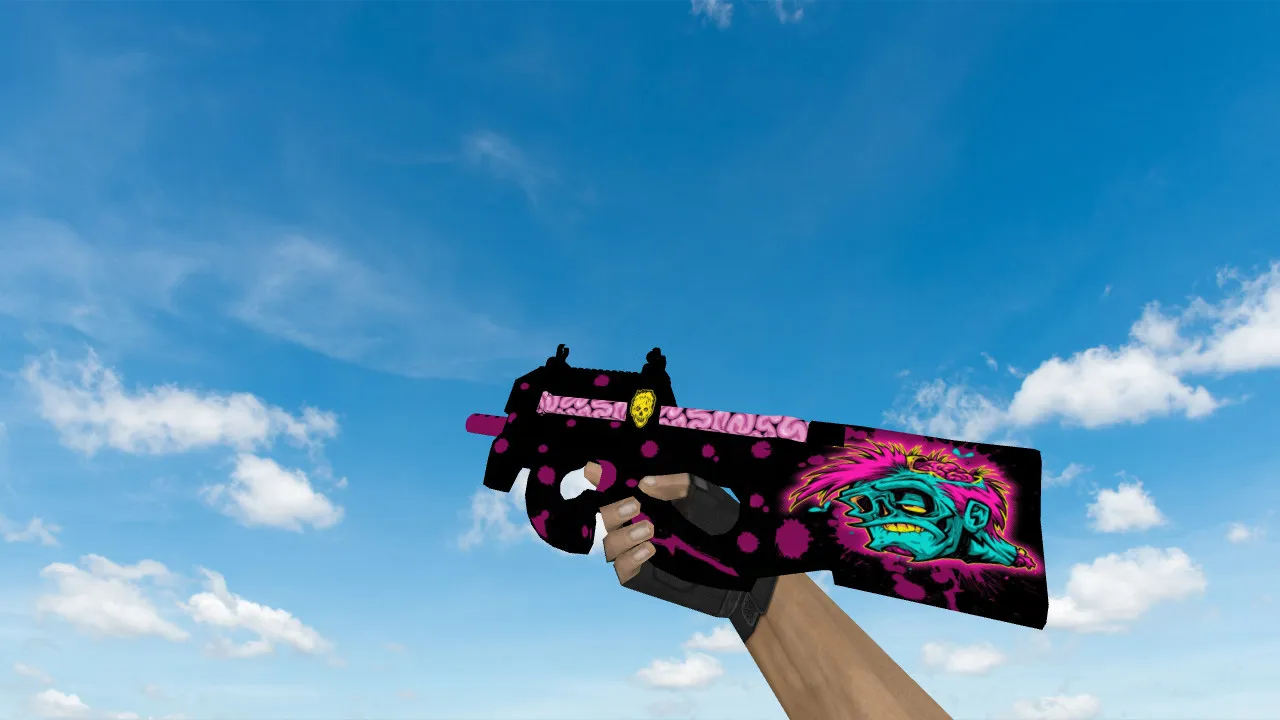 Модель P90 Zombie для CS 1.6 - Отличный вариант для игроков - скриншот 1