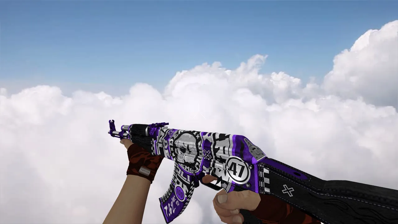 Модель «AK-47 Demolition Purple» для CS 1.6 - Качественные текстуры и анимация - скриншот 2
