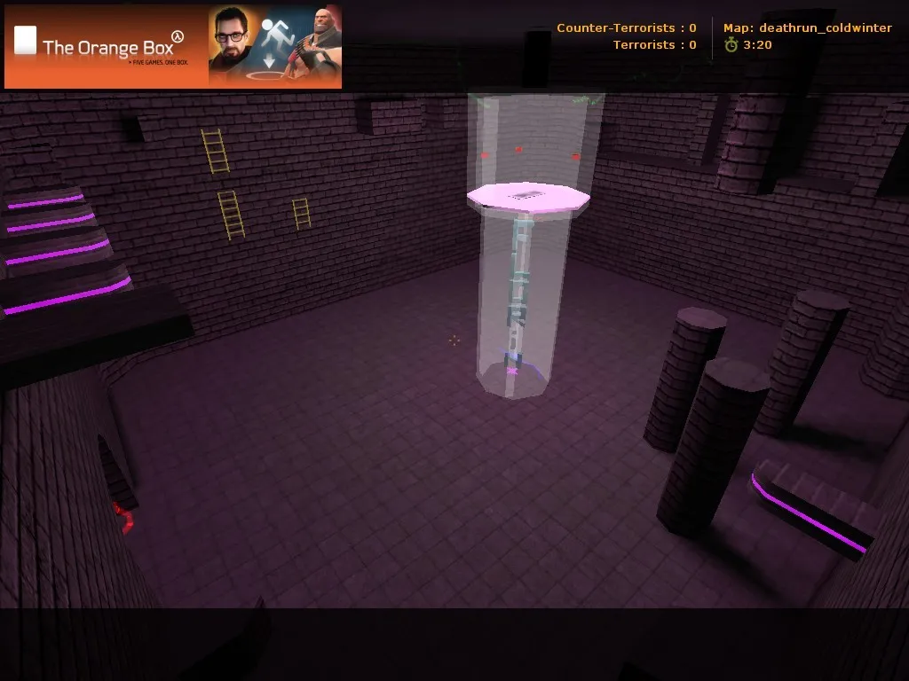 deathrun_coldwinter для CS 1.6: карта deathrun, тактики CT/T, точки, .nav, оптимизация wpoly/epoly - скриншот 2