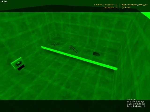 deathrun_all_green для CS 1.6: баланс, точки, .nav для ботов и оптимизация карты - скриншот 1
